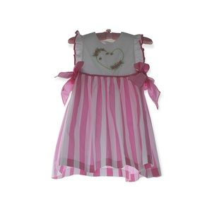 Eleanor Rose Valentine Embroidery Remy Dress. Size 7/8